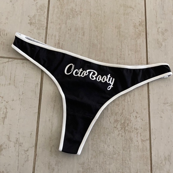 Octobrand Intimates & Sleepwear Octobooty Black Thong Poshmark